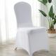 White Red Blue Polyester Spandex Banquet Chair Covers