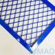 Blue Expanded Decorative Wire Mesh Cabinet Inserts Outdoor
