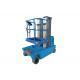 Electric Double Mast Forklift Aluminum Alloy By Automatic Electric Lift Platform 200kg Walking Load