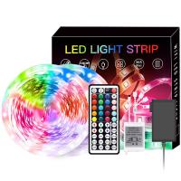 12V 10m 5050 RGB LED Strip , Remotely Controlled Smart Home LED Strip