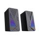 RGB Lighting 2X3W 2.0 PC Speakers Bluetooth AUX Connection For Office