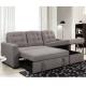 Factory wholesale cheap price Linen fabric L shaped sectional sofa modern European style living room sofa set