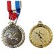 Gold Plating Polishing Custom Sports Medals With Plating Gold / Silver / Copper