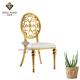 Customized Seat Stainless Steel Garden Chairs SS Dining Chair 7kg