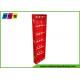 Retail Stores Sidecap Corrugated Display Shipper With 24 Pieces Pegs For Keychains