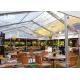 12M Length Luxury Wedding Tents Waterproof Clear PVC Roof Frame Outdoor Party Tents