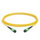 1m (3ft) 12 Fibers Female to Female MPO Trunk Cable Polarity B LSZH OS2 9/125 Single Mode