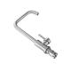Single Handle Pull Down Spray Kitchen Faucet in Stainless Steel Polished Finish