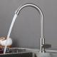 OEM Silvery Luster Single Hole Basin Faucet Not Easy To Rust Durable