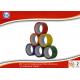 Acrylic Adhesive Coloured BOPP Packing Tape , Carton Sealing Tape