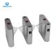 1S Security Turnstile Gate Retractable Flap Barrier For Office Building