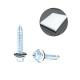 White Zinc Plated Hex Sheet Metal Screw for Stainless Steel Roofing Strengthening