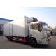 Dongfeng 10 Ton Refrigerated Truck , -15 ℃ Refrigerated Delivery Truck With Rear Hydraulic Loading Plate