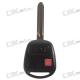 black toyota replacement transponder folding keys with feel good