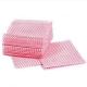 Pink Disposable Cleaning Cloths Excellent Wet 30x50cm Window Cleaning Cloths