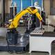 Door Handle Robot Buffing Machine Robotic Cell Metal Deburring Machine For Belt Polishing Door Handles