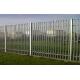 Security Galvanized W / D Pale Steel Palisade Fencing 1.8m Height 2.75m Width