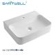 AB8522 Chinese Factory Ceramic Sanitary Ware Rectangular Bathroom Sink