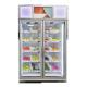smart fridge vending machine with smart system sale vegetable fruit frozen food in the supermarket