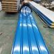 blue corrugated A grade fire rating 50mm rock wool roof panel for warehouse