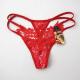 Hot red lace g string thong