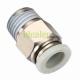 High Quality Composite One Touch Tube Fittings PC6-02 Push In Fittings