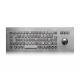 Rugged Industrial Metal Keyboard Library ATM Kiosk Keypad Stainless Steel With Trackball