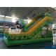 Cartoon Minion Theme Inflatable Floating Water Slide 7*4*5m Water Park Slide For Kids