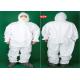 Tear Resistant Hooded Disposable Protective Coverall With Boot