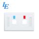 RJ45 Network Faceplate Socket 86*86mm / 114*70mm Telecommunication Application