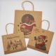 Environmental Friendly Custom Brown Paper Bags Portable Recycled