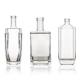 Acceptable Customer's Logo Glass Square Super Flint 500ml 700ml 750ml Bottle for Gin