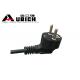 Iec End Plug European Power Cord High Durability Vde Approval With 3 Pin