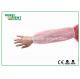 Waterproof Polyethylene Plastic Disposable Oversleeves/Free Size Colorful PE Arm Sleeves