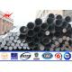 Conical HDG 16m steel utility Electrical Power poles for power transmission