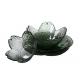Solid Colored Glass Ketchup Saucer Appetizer Plates Sakura Shaped