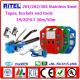 201/202/304 high strength stainless steel tape/band, buckels and tools for fiber optical cable installation