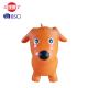 Mini Dog Shape Bouncy Animal Hopper With Inflatable Pump Customized Logo