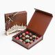 China supplier 12pcs chocolate book shape gift box  Clamshell chocolate packaging box