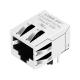 LPJG0813CNL 100/1000 Base-T RJ45 with Integrated Magnetics Ethernet Connector Tab Down Without Led