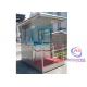 Economic Prefabricated Portable Ticket Booth Outdoor Security Sentry Box With Wheel