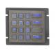 Backlight Metal Keypad With Ps / 2 Interface , Rear Panel Mounting