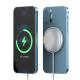 Ultra Thin Aluminum Magnetic Wireless Charger with Stand 15 Fast Charging for
