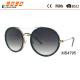 Hot Sale black  Metal Sunglasses , UV 400 protection lens,suitable for men and women