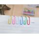 25mm Of 100pcs/Box Vinyl Coated Color Paper Clips For  Office Supplies