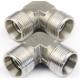 1C9 1D9 Male Connection Reusable Hose Adapters Elbow for Metric Light Series Tube Pipe