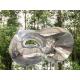 Outdoor Metal Garden Stainless Steel Sculpture Mirror Polished Surface