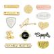 Custom Metal Clothing Logos Labels Name Tag Perfect for Garment Accessories and More