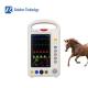 7 Inch Veterinary Monitoring Equipment Pathological Analysis Multi Parameter 1.5KG