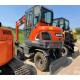 4065mm Dumping Height Used Digger Orange Second Hand Excavator